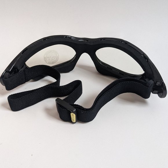 Vintage Biker Wrap elastic strap & w/ foam goggles - Picture 2 of 3